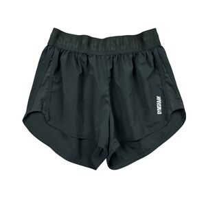 Gymshark Training Loose Fit Shorts Women Small Black Workout Gym 2.5" Lounge